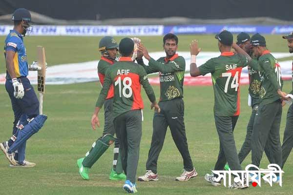 News24 ban win শ্রীলঙ্কার বিপক্ষে প্রথম ওয়ানডেতে ৩৩ রানে জিতলো বাংলাদেশ