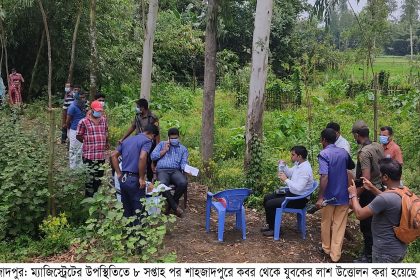 Shahzadpur News 01...03 08 21 শাহজাদপুরে কবর থেকে যুবকের লাশ উত্তোলন