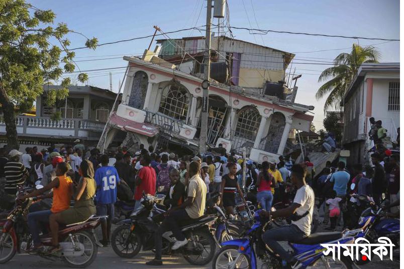 haiti হাইতিতে ভূমিকম্পে নিহত বেড়ে প্রায় ১৩০০