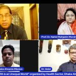 Webinar Pic ‘অসম বিশ্বে মানসিক স্বাস্থ্য’ <br>বিশ্ব মানসিক স্বাস্থ্য দিবসের ওয়েবিনার