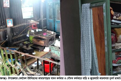 Shahzadpur News 01...30 11 21 শাহজাদপুরে বাড়ি জুয়েলারি কারখানায় ডাকাতি; ১৫ লাখ টাকার মালামাল লুট