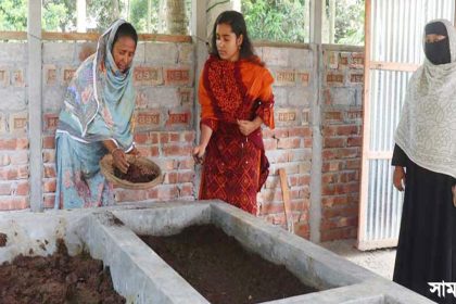 h নাটোরে কেঁচো সার উৎপাদনে সফল উদ্যোক্তা জেসমিন