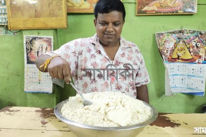 কাঁচাগোল্লা নেহায়েত ভুল থেকেই সৃষ্টি নাটোরের কাঁচাগোল্লা মিষ্টি