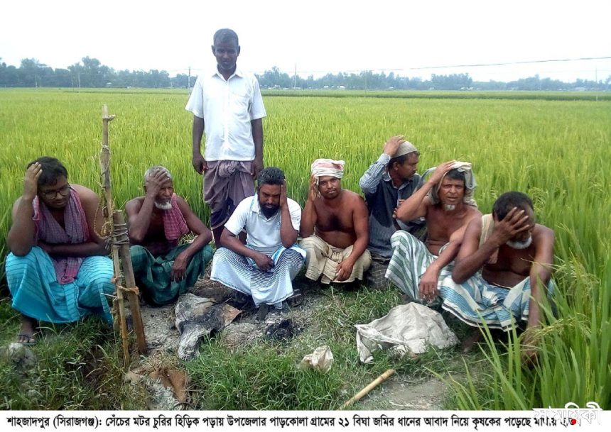 h সেঁচের মটর চুরির হিড়িক: মহাদুশ্চিন্তায় দিশেহারা কৃষক, পানির অভাবে ২১ বিঘা ধানের ক্ষেত ফেটে চৌচির