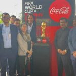 fifa ঢাকায় এলো কাতার বিশ্বকাপের ট্রফি