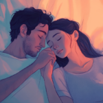 arinorway A serene and intimate scene where two people sit clos 551803bf e0c1 478e a4c2 ec2ea07ada35 জ্বর