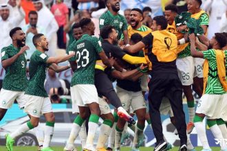 saudi 1 ফুটবল বিশ্বকাপ: আর্জেন্টিনাকে হারিয়ে 'অঘটন' ঘটালো সৌদি আরব