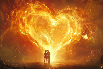 arinorway A glowing heart illuminated with fiery golden light s 7cf11ae2 526f 427e 82d1 a66acef1ae82 প্রজ্জ্বলিত হৃদয়